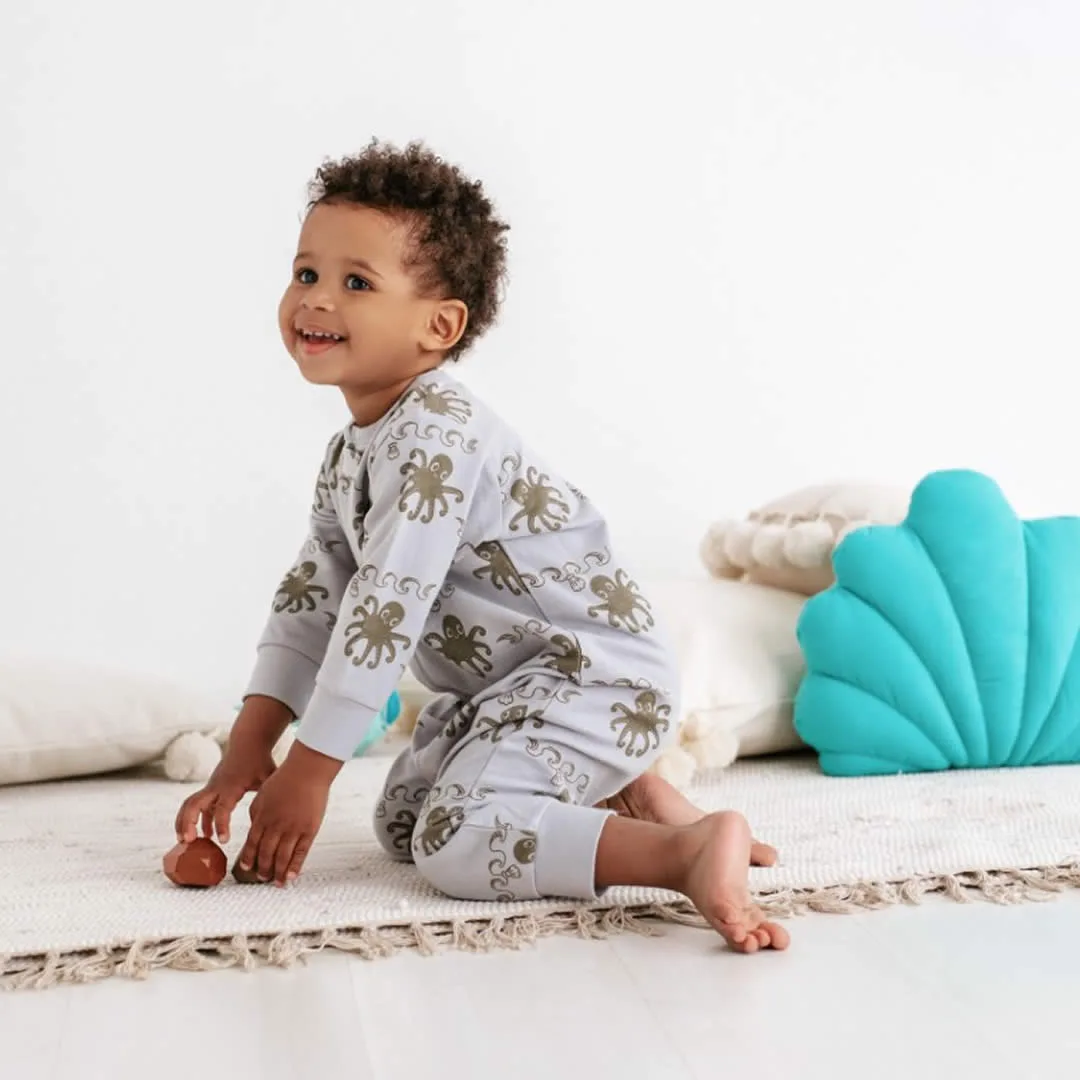 Φορμάκι ολόσωμο γκρι με Χταποδάκια - Image 3