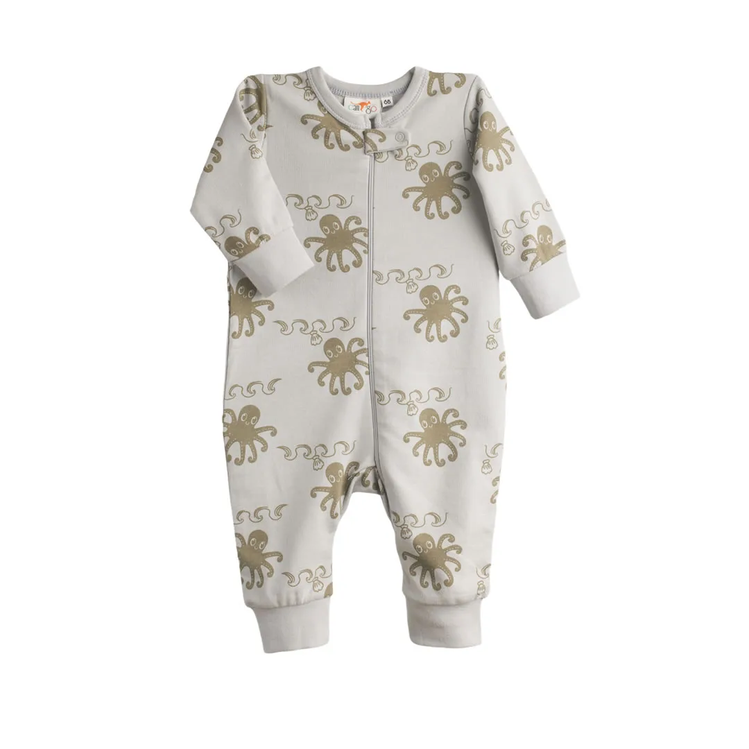 Φορμάκι ολόσωμο γκρι με Χταποδάκια - Image 1