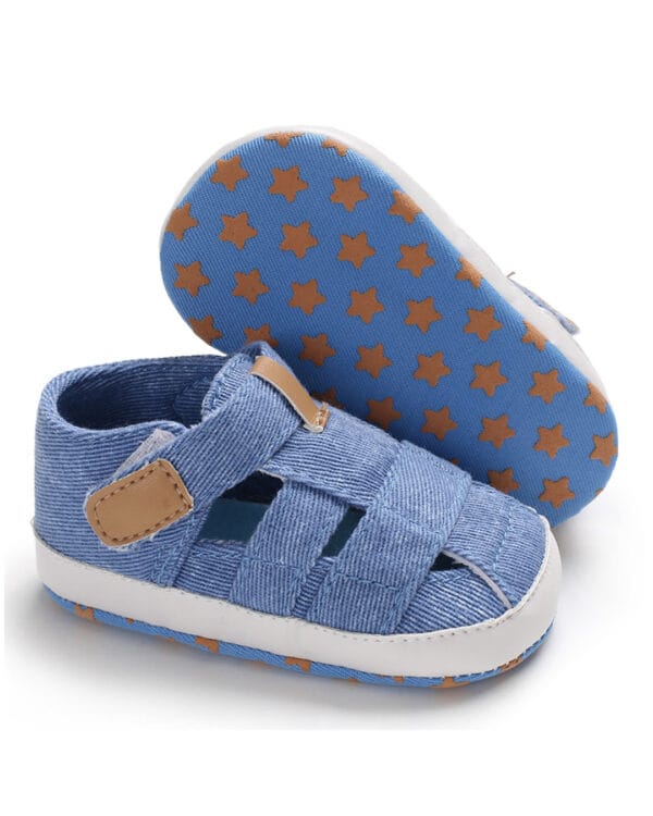 Πέδιλα αγκαλιάς μπλε με χρατς - Image 4