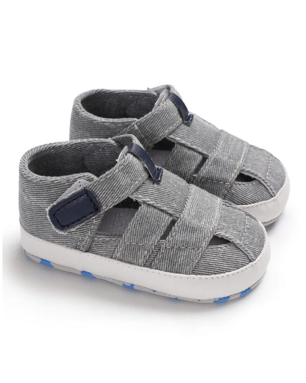 Πέδιλα αγκαλιάς γκρι με χρατς