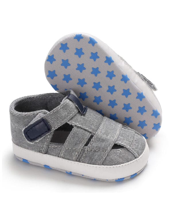 Πέδιλα αγκαλιάς γκρι με χρατς - Image 4