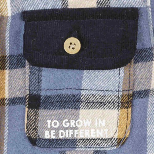 Σετ - Πουκάμισο καρό και παντελόνι τζιν με τιράντες - Image 4
