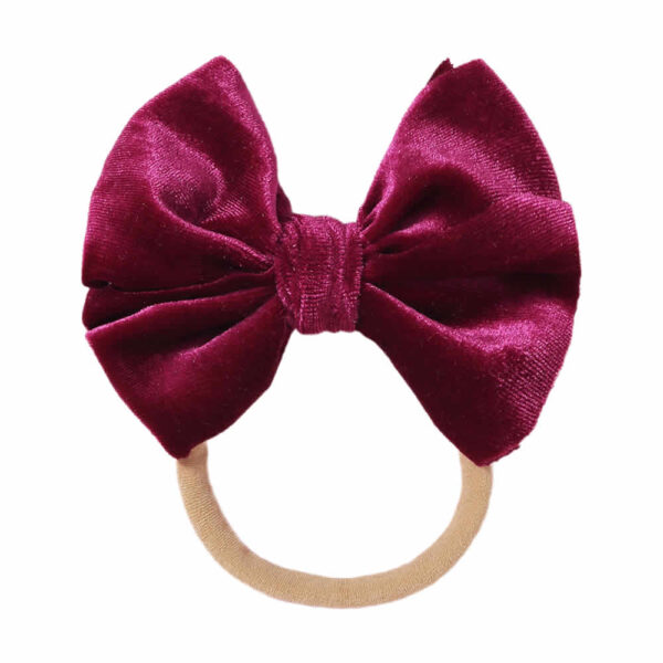 Κορδέλα μαλλιών βελούδινος φιόγκος - Image 8