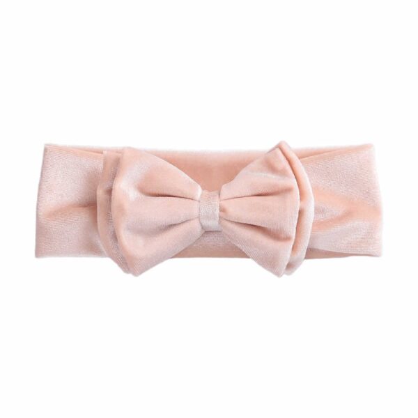 Κορδέλα μαλλιών βελούδινη με διπλό φιόγκο - Image 4