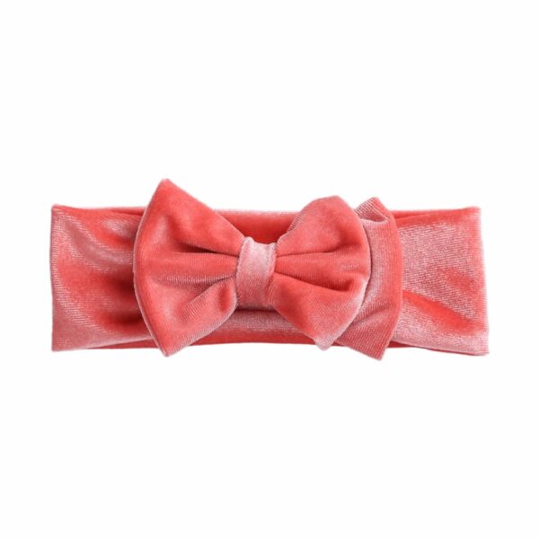 Κορδέλα μαλλιών βελούδινη με διπλό φιόγκο - Image 7