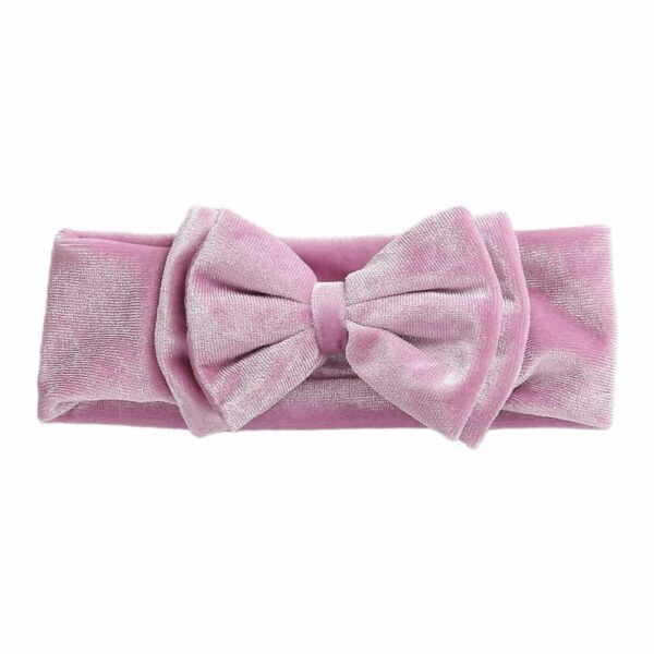 Κορδέλα μαλλιών βελούδινη με διπλό φιόγκο - Image 6