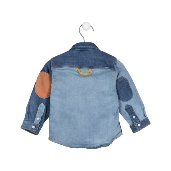 Σετ - Πουκάμισο τζιν και παντελόνι κίτρινο - Image 3