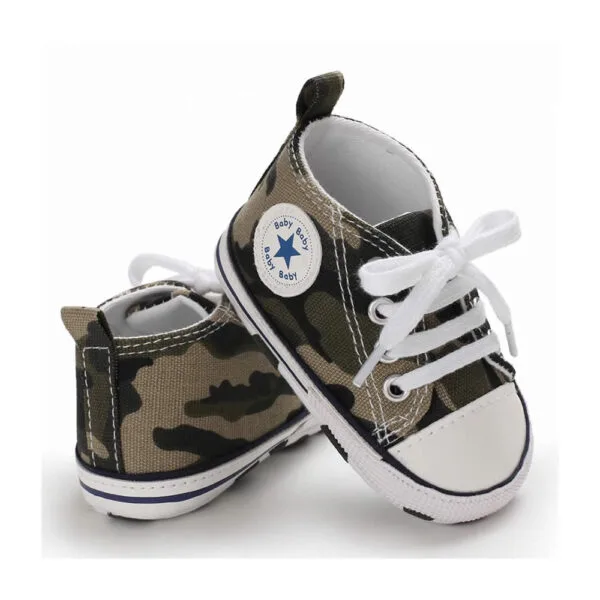 Παπουτσάκια αγκαλιάς τύπου σταράκια millitary - Image 3