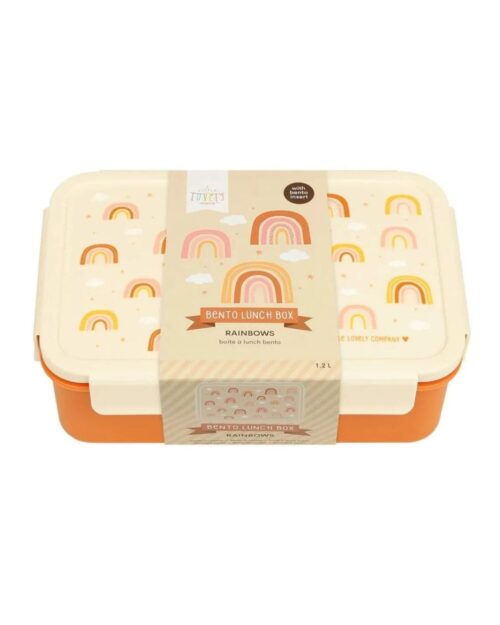 A little lovely company Δοχείο φαγητού Bento Lunch box Rainbows - Image 6