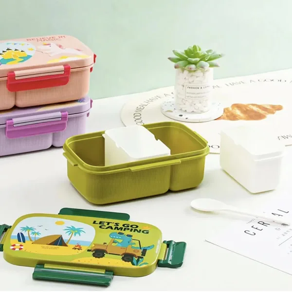 Σετ δοχείο φαγητού και παγούρι Δεινόσαυρος - Image 2