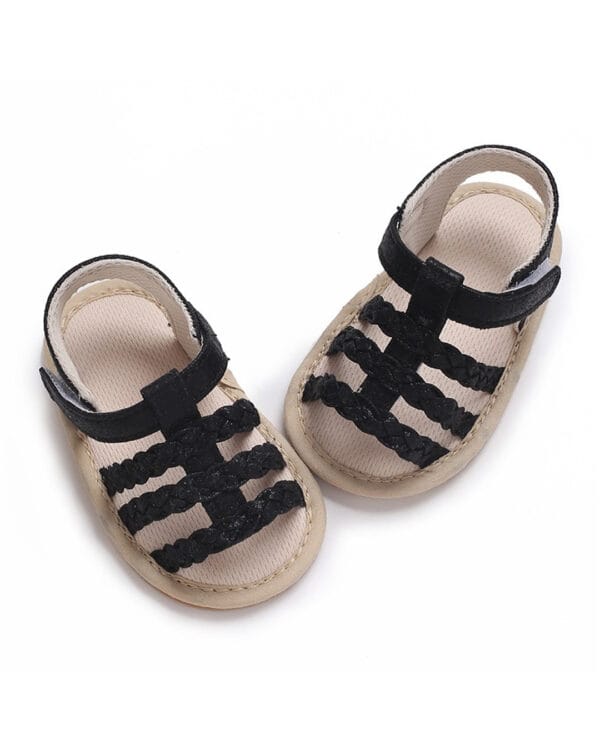 Πέδιλα αγκαλιάς μαύρα μεταλιζέ