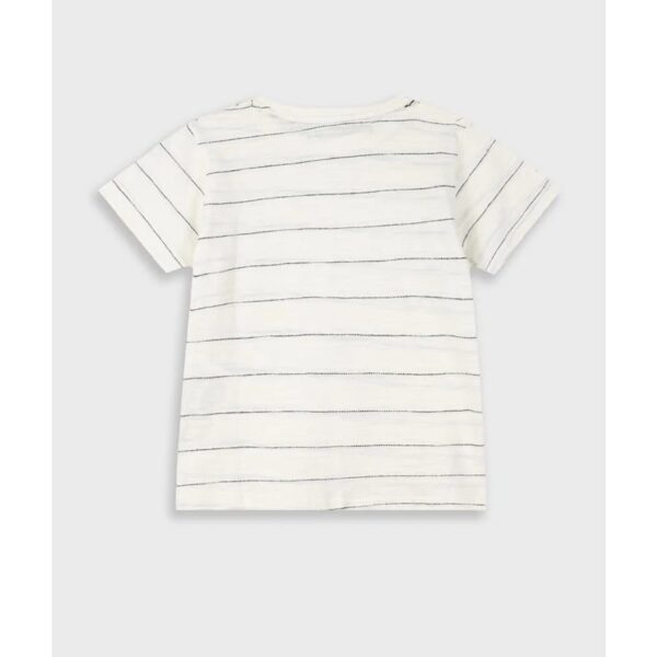 Παιδική μπλούζα για αγόρι λευκή ριγέ - Image 3