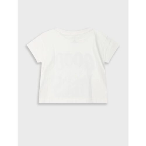 Παιδική μπλούζα crop top για κορίτσι εκρού - Image 3
