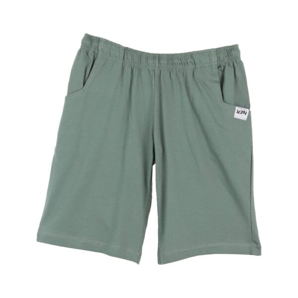 Παιδικό σετ για αγόρι με σορτς φυστικί-πράσινο - Image 3