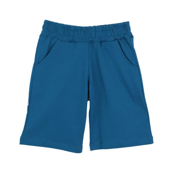 Παιδικό σετ για αγόρι σκούρο μπλε-πετρόλ με σορτς - Image 4