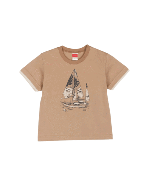 Παιδικό σετ για αγόρι μπεζ Sail It - Image 3