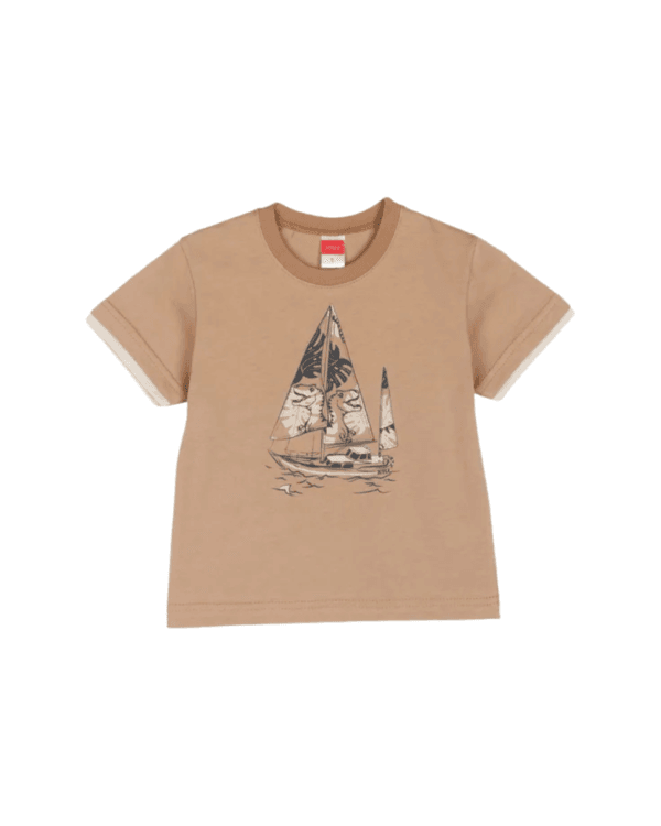 Παιδικό σετ για αγόρι μπεζ Sail It - Image 3