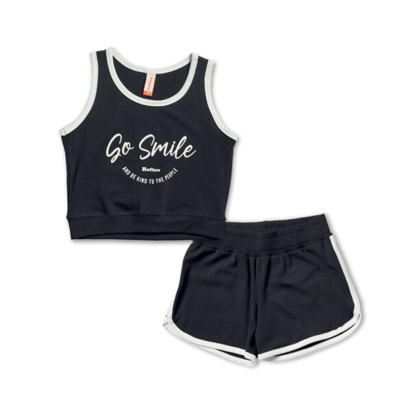 Παιδικό σετ μαύρο με σορτς