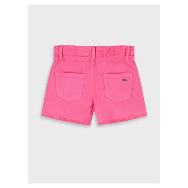 Παιδικό σορτς για κορίτσι έντονο ροζ τζιν - Image 3