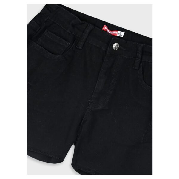 Παιδικό σορτς για κορίτσι μαύρο τζιν - Image 2