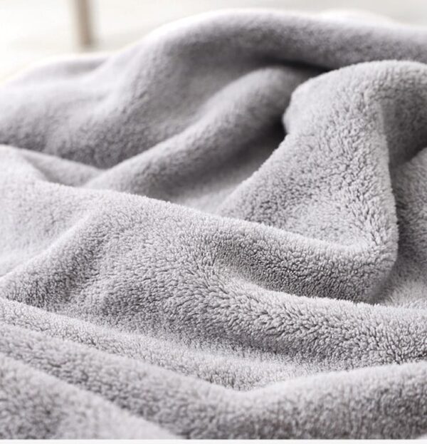 Βρεφική πετσέτα με κεφαλάκι γκρι Ελέφαντας - Image 3