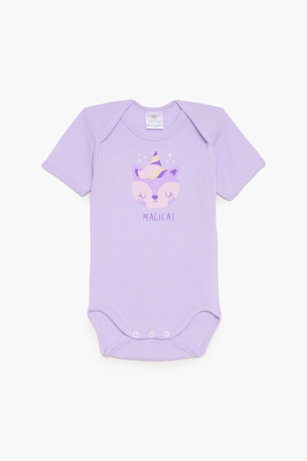 Βρεφικά κορμάκια για κορίτσι ροζ-φούξια-λιλά (6 τμχ) - Image 3