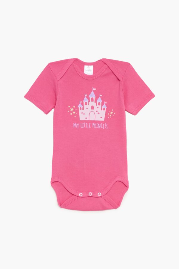 Βρεφικά κορμάκια για κορίτσι ροζ-φούξια-λιλά (6 τμχ) - Image 4