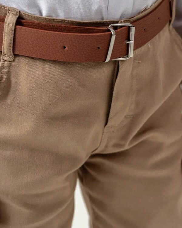 Παιδικό σετ κυπαρισσί-μπεζ με πουκάμισο - Image 4