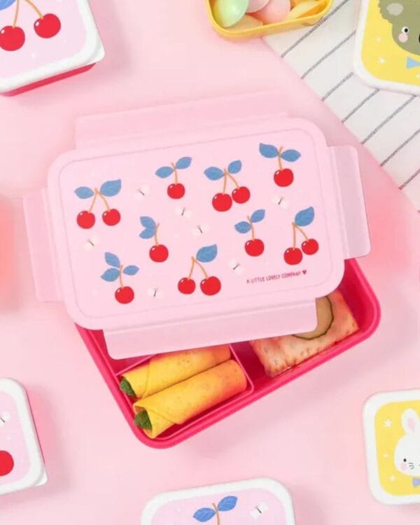 A little lovely company Δοχείο φαγητού Bento Lunch box Cherries - Image 6