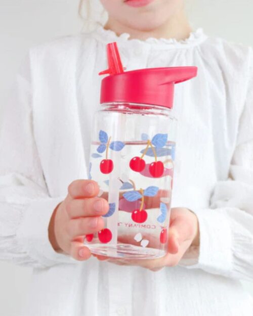 A little lovely company Παγούρι Tritan 450ml Cherries - Image 3
