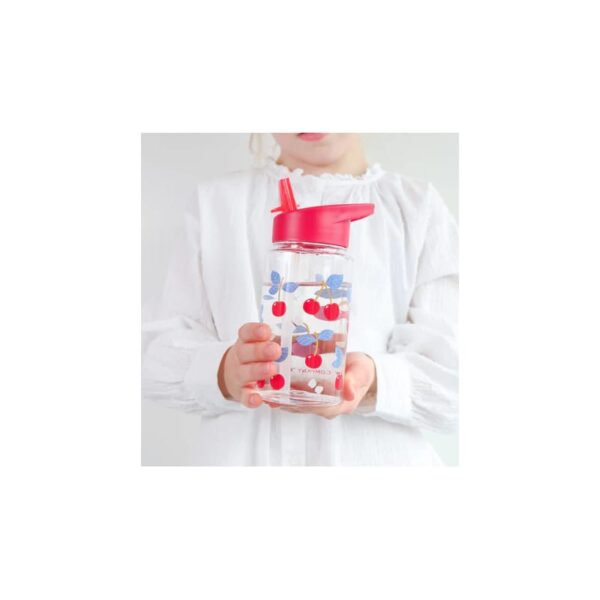 A little lovely company Παγούρι Tritan 450ml Cherries - Image 3