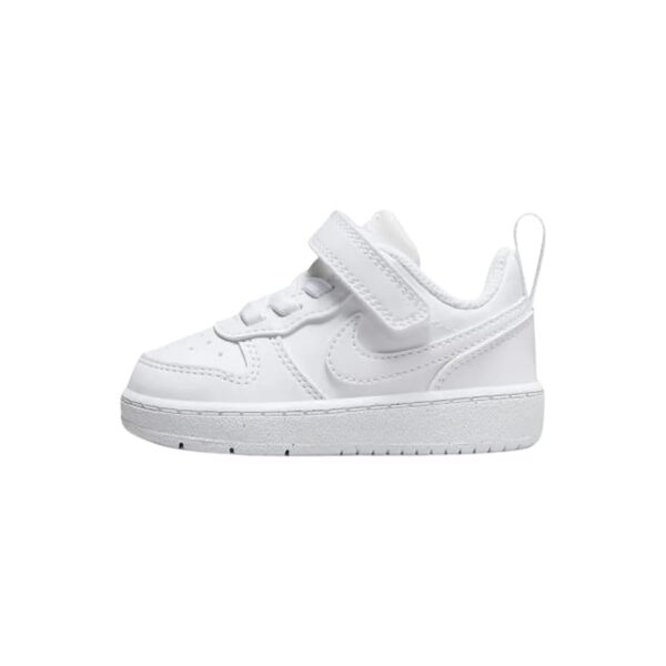 Nike Court Borough Low Recraft Παιδικά Sneakers με Σκρατς Λευκά με πιτσιλωτή σόλα