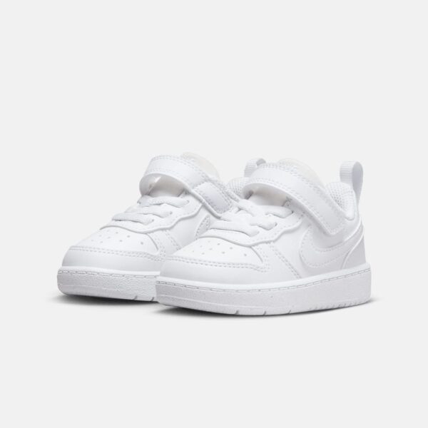 Nike Court Borough Low Recraft Παιδικά Sneakers με Σκρατς Λευκά με πιτσιλωτή σόλα - Image 2