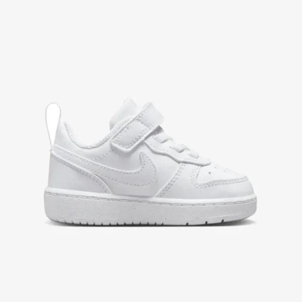 Nike Court Borough Low Recraft Παιδικά Sneakers με Σκρατς Λευκά με πιτσιλωτή σόλα - Image 3