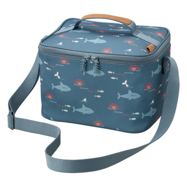 Fresk Ισοθερμική τσάντα φαγητού μεγάλη 15x23cm από ανακυκλωμένα μπουκάλια PET - Shark