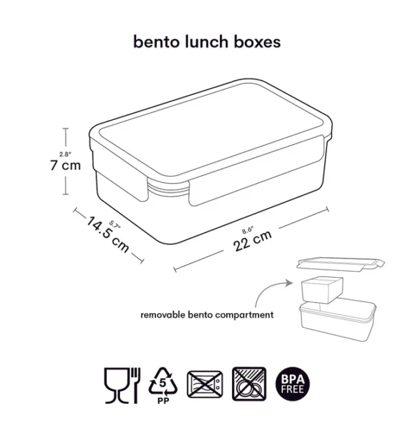 A little lovely company Δοχείο φαγητού Bento Lunch box Animal Friends - Image 7