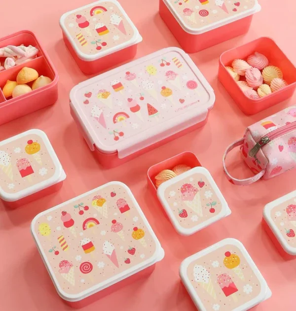 A little lovely company Δοχείο φαγητού Bento Lunch box Ice-Cream - Image 5