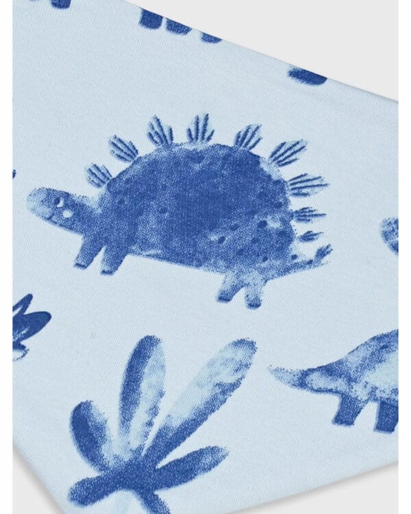 Σαλιάρες γαλάζιες Δεινόσαυρος (2 τμχ) - Image 3