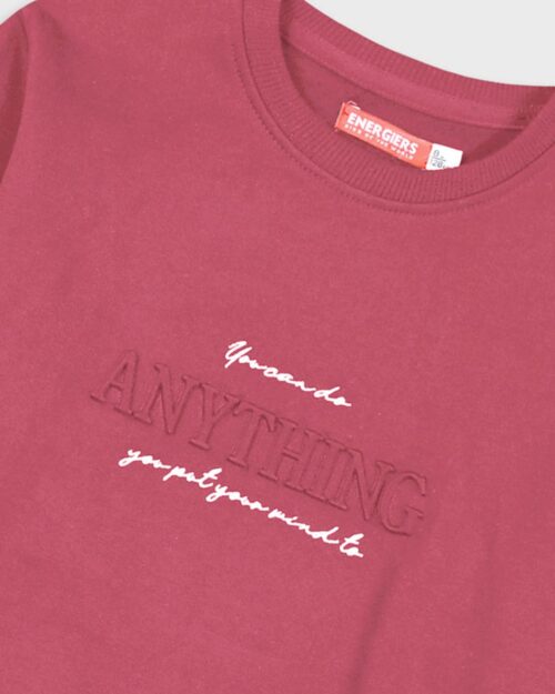 Παιδικό σετ φόρμας fleece σάπιο μήλο Anything - Image 2