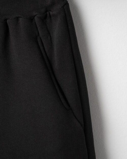 Παιδικό σετ φόρμας fleece μαύρο Chase με κουκούλα - Image 3