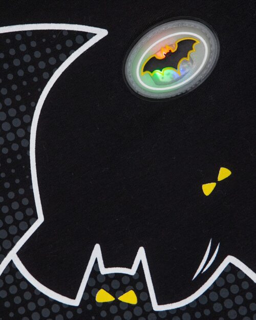 Παιδικό σετ φόρμας fleece μαύρο Batman με φωτάκι LED - Image 3