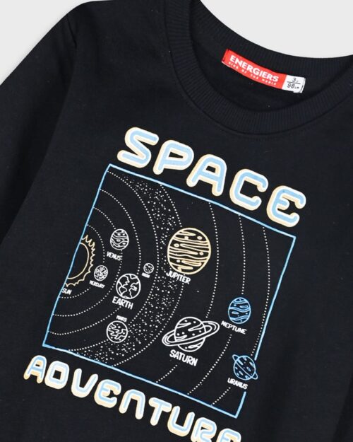 Παιδικό σετ φόρμας μπλε-τιρκουάζ Space - Image 2