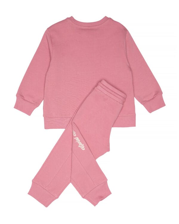 Παιδικό σετ φόρμας με ελαφρύ χνούδι ροζ Minnie - Image 3