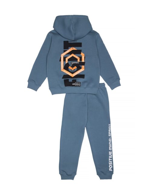 Παιδικό σετ φόρμας fleece ραφ - Image 3