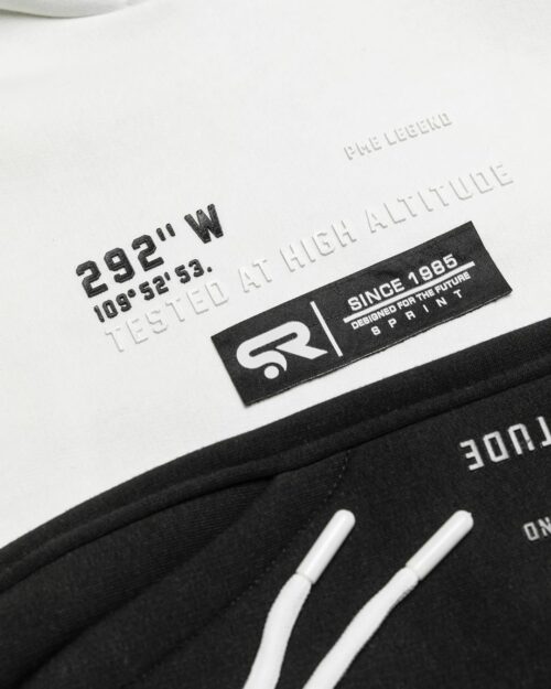 Παιδικό σετ φόρμας fleece λευκό-μαύρο 292" W - Image 2