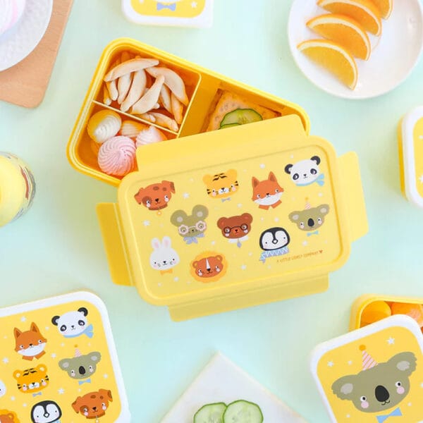 A little lovely company Δοχείο φαγητού Bento Lunch box Animal Friends - Image 2