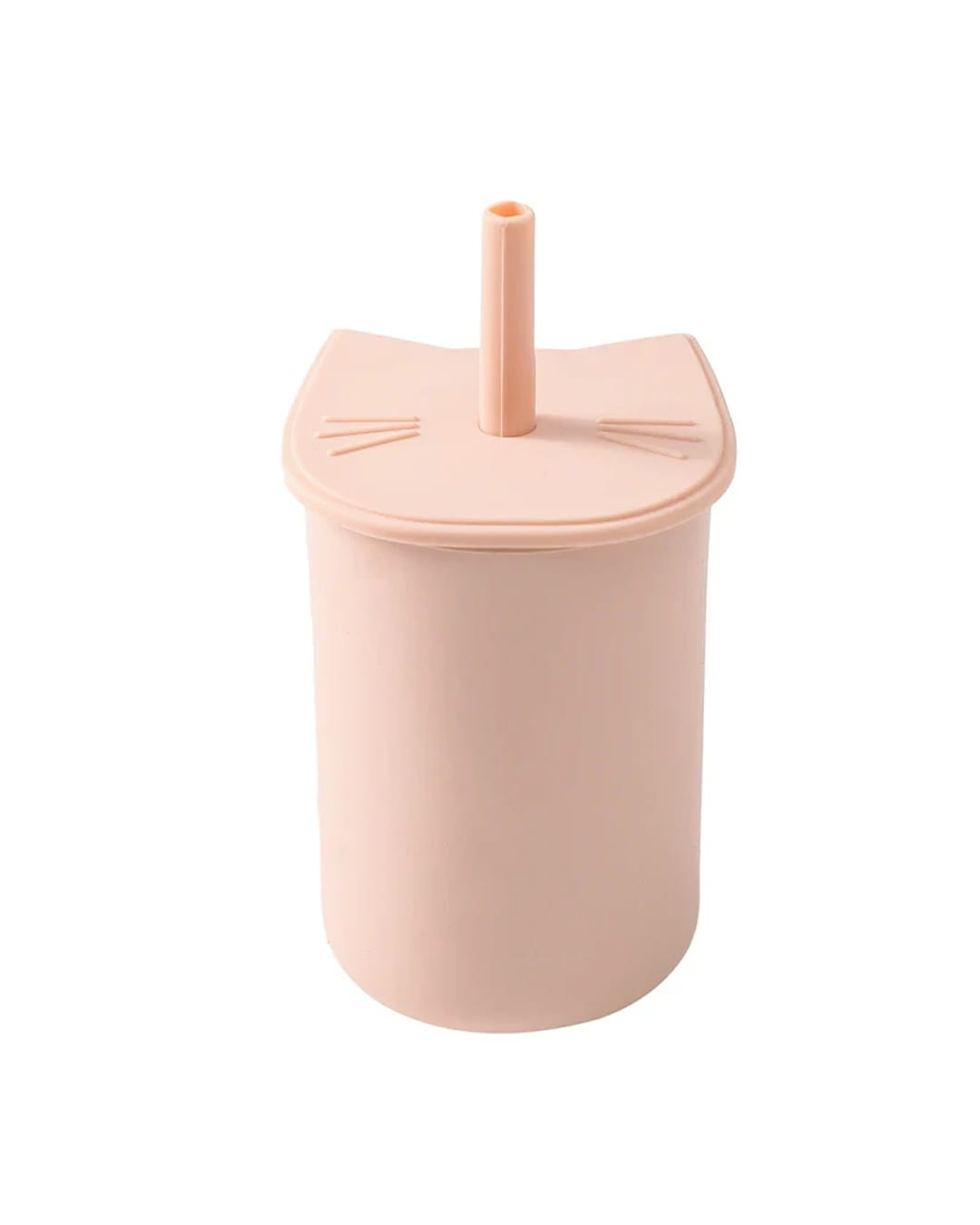 PGJ131905D Ποτηράκι Σιλικόνης σομόν Γατούλα 150ml - Image 1