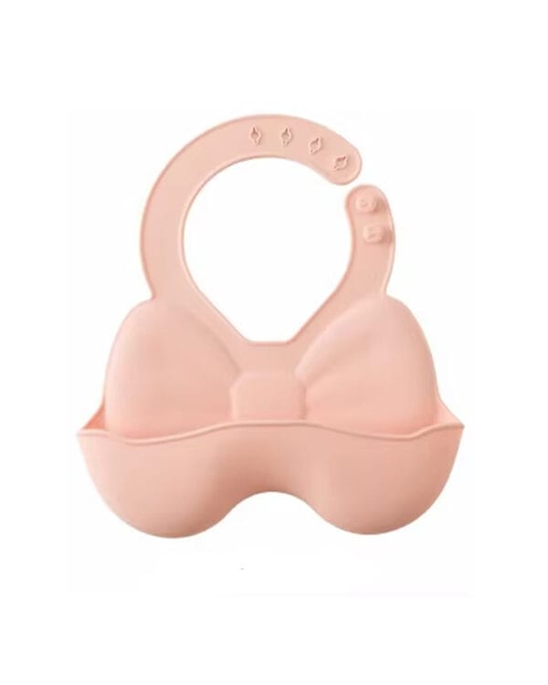 Σαλιάρα σιλικόνης σομόν Φιόγκος