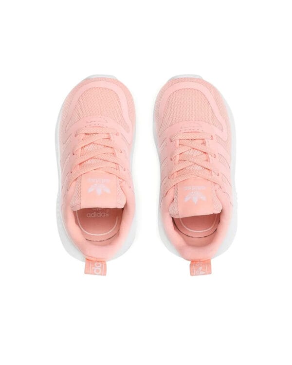 Adidas Multix El I - Παιδικά αθλητικά παπούτσια σομόν - Image 3