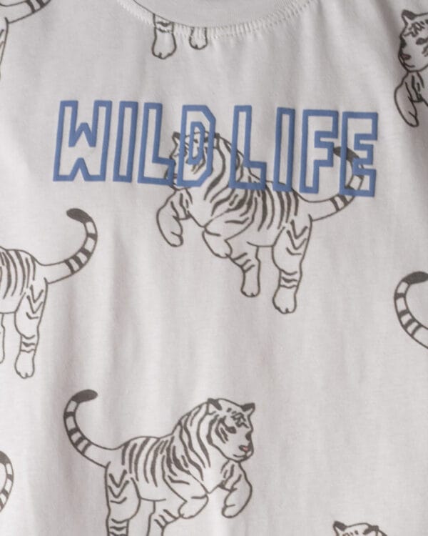 Παιδικό σετ γκρι-μπλε με σορτς - Image 2